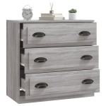 vidaXL Servantă, gri sonoma, 70x35,5x67,5 cm, lemn prelucrat vidaXL Servantă, gri sonoma, 70x35,5x67,5 cm, lemn prelucrat