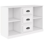 vidaXL Servantă, alb, 104,5x35,5x67,5 cm, lemn prelucrat vidaXL Servantă, alb, 104,5x35,5x67,5 cm, lemn prelucrat