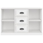 vidaXL Servantă, alb, 104,5x35,5x67,5 cm, lemn prelucrat vidaXL Servantă, alb, 104,5x35,5x67,5 cm, lemn prelucrat