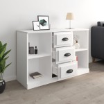 vidaXL Servantă, alb, 104,5x35,5x67,5 cm, lemn prelucrat vidaXL Servantă, alb, 104,5x35,5x67,5 cm, lemn prelucrat