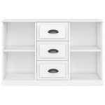 vidaXL Servantă, alb extralucios, 104,5x35,5x67,5 cm, lemn prelucrat