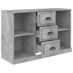 vidaXL Servantă, gri beton, 104,5x35,5x67,5 cm, lemn prelucrat vidaXL Servantă, gri beton, 104,5x35,5x67,5 cm, lemn prelucrat