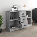 vidaXL Servantă, gri beton, 104,5x35,5x67,5 cm, lemn prelucrat vidaXL Servantă, gri beton, 104,5x35,5x67,5 cm, lemn prelucrat