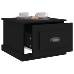 vidaXL Măsuță de cafea, negru, 50x50x35 cm, lemn compozit vidaXL Măsuță de cafea, negru, 50x50x35 cm, lemn compozit