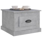 vidaXL Măsuță de cafea, gri beton, 50x50x35 cm, lemn prelucrat vidaXL Măsuță de cafea, gri beton, 50x50x35 cm, lemn prelucrat