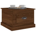 vidaXL Măsuță de cafea, stejar maro, 50x50x35 cm, lemn prelucrat vidaXL Măsuță de cafea, stejar maro, 50x50x35 cm, lemn prelucrat