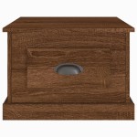 vidaXL Măsuță de cafea, stejar maro, 50x50x35 cm, lemn prelucrat vidaXL Măsuță de cafea, stejar maro, 50x50x35 cm, lemn prelucrat