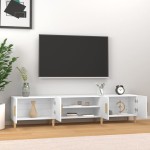 vidaXL Comodă TV, alb, 180x31,5x40 cm, lemn prelucrat