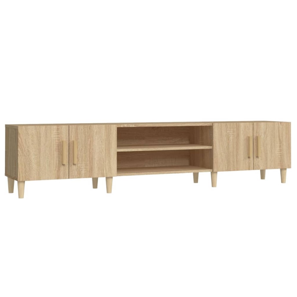 vidaXL Comodă TV, stejar sonoma, 180x31,5x40 cm, lemn prelucrat