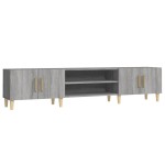 vidaXL Comodă TV, gri sonoma, 180x31,5x40 cm, lemn prelucrat vidaXL Comodă TV, gri sonoma, 180x31,5x40 cm, lemn prelucrat