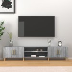vidaXL Comodă TV, gri sonoma, 180x31,5x40 cm, lemn prelucrat vidaXL Comodă TV, gri sonoma, 180x31,5x40 cm, lemn prelucrat