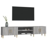 vidaXL Comodă TV, gri sonoma, 180x31,5x40 cm, lemn prelucrat vidaXL Comodă TV, gri sonoma, 180x31,5x40 cm, lemn prelucrat