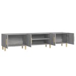 vidaXL Comodă TV, gri sonoma, 180x31,5x40 cm, lemn prelucrat vidaXL Comodă TV, gri sonoma, 180x31,5x40 cm, lemn prelucrat