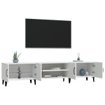 vidaXL Comodă TV, alb, 180x31,5x40 cm, lemn prelucrat vidaXL Comodă TV, alb, 180x31,5x40 cm, lemn prelucrat