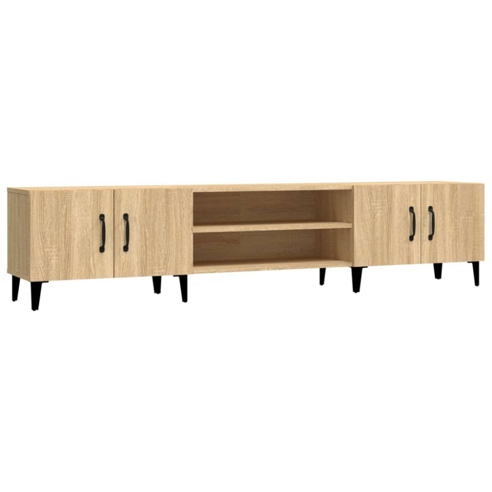 vidaXL Comodă TV, stejar sonoma, 180x31,5x40 cm, lemn prelucrat