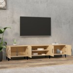 vidaXL Comodă TV, stejar sonoma, 180x31,5x40 cm, lemn prelucrat vidaXL Comodă TV, stejar sonoma, 180x31,5x40 cm, lemn prelucrat