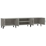 vidaXL Comodă TV, gri beton, 180x31,5x40 cm, lemn prelucrat vidaXL Comodă TV, gri beton, 180x31,5x40 cm, lemn prelucrat