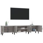vidaXL Comodă TV, gri sonoma, 180x31,5x40 cm, lemn prelucrat vidaXL Comodă TV, gri sonoma, 180x31,5x40 cm, lemn prelucrat