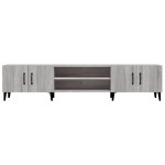 vidaXL Comodă TV, gri sonoma, 180x31,5x40 cm, lemn prelucrat vidaXL Comodă TV, gri sonoma, 180x31,5x40 cm, lemn prelucrat