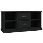 vidaXL Comodă TV, negru, 99,5x35,5x48 cm, lemn prelucrat vidaXL Comodă TV, negru, 99,5x35,5x48 cm, lemn prelucrat