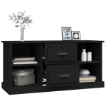 vidaXL Comodă TV, negru, 99,5x35,5x48 cm, lemn prelucrat vidaXL Comodă TV, negru, 99,5x35,5x48 cm, lemn prelucrat