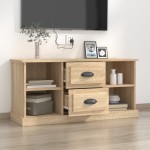 vidaXL Comodă TV, stejar sonoma, 99,5x35,5x48 cm, lemn prelucrat