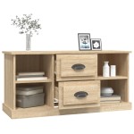 vidaXL Comodă TV, stejar sonoma, 99,5x35,5x48 cm, lemn prelucrat