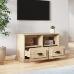 vidaXL Comodă TV, stejar sonoma, 80x35x50 cm, lemn prelucrat