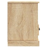 vidaXL Comodă TV, stejar sonoma, 80x35x50 cm, lemn prelucrat