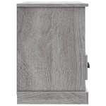 vidaXL Comodă TV, gri sonoma, 80x35x50 cm, lemn prelucrat vidaXL Comodă TV, gri sonoma, 80x35x50 cm, lemn prelucrat