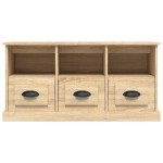 vidaXL Comodă TV, stejar sonoma, 100x35x50 cm, lemn prelucrat vidaXL Comodă TV, stejar sonoma, 100x35x50 cm, lemn prelucrat