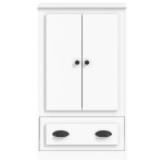 vidaXL Dulap înalt, alb, 60x35,5x103,5 cm, lemn prelucrat