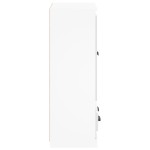 vidaXL Dulap înalt, alb, 60x35,5x103,5 cm, lemn prelucrat