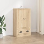 vidaXL Dulap înalt, stejar sonoma, 60x35,5x103,5 cm, lemn prelucrat vidaXL Dulap înalt, stejar sonoma, 60x35,5x103,5 cm, lemn prelucrat
