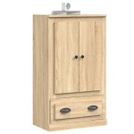 vidaXL Dulap înalt, stejar sonoma, 60x35,5x103,5 cm, lemn prelucrat vidaXL Dulap înalt, stejar sonoma, 60x35,5x103,5 cm, lemn prelucrat