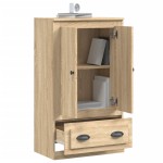 vidaXL Dulap înalt, stejar sonoma, 60x35,5x103,5 cm, lemn prelucrat vidaXL Dulap înalt, stejar sonoma, 60x35,5x103,5 cm, lemn prelucrat