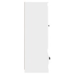 vidaXL Dulap înalt, alb, 36x35,5x103,5 cm, lemn compozit vidaXL Dulap înalt, alb, 36x35,5x103,5 cm, lemn compozit