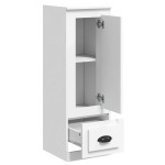 vidaXL Dulap înalt, alb, 36x35,5x103,5 cm, lemn compozit vidaXL Dulap înalt, alb, 36x35,5x103,5 cm, lemn compozit