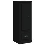vidaXL Dulap înalt, negru, 36x35,5x103,5 cm, lemn compozit