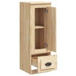vidaXL Dulap înalt, stejar sonoma, 36x35,5x103,5 cm, lemn compozit