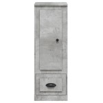 vidaXL Dulap înalt, gri beton, 36x35,5x103,5 cm, lemn compozit
