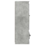 vidaXL Dulap înalt, gri beton, 36x35,5x103,5 cm, lemn compozit