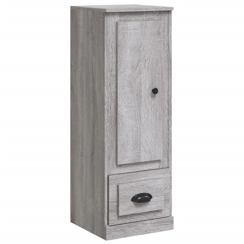vidaXL Dulap înalt, gri sonoma, 36x35,5x103,5 cm, lemn compozit