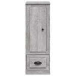 vidaXL Dulap înalt, gri sonoma, 36x35,5x103,5 cm, lemn compozit