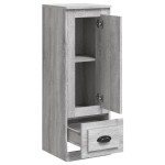 vidaXL Dulap înalt, gri sonoma, 36x35,5x103,5 cm, lemn compozit