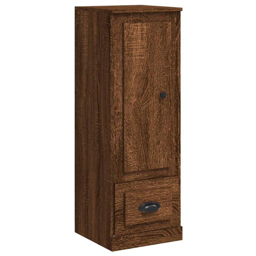 vidaXL Dulap înalt, stejar maro, 36x35,5x103,5 cm, lemn compozit