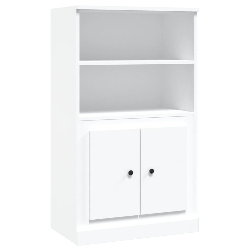 vidaXL Dulap înalt, alb, 60x35,5x103,5 cm, lemn prelucrat