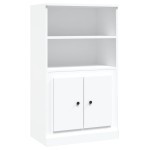 vidaXL Dulap înalt, alb, 60x35,5x103,5 cm, lemn prelucrat