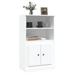 vidaXL Dulap înalt, alb, 60x35,5x103,5 cm, lemn prelucrat
