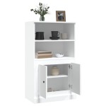 vidaXL Dulap înalt, alb, 60x35,5x103,5 cm, lemn prelucrat